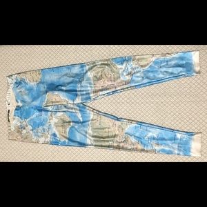 Black Milk Clothing World Map Leggings
